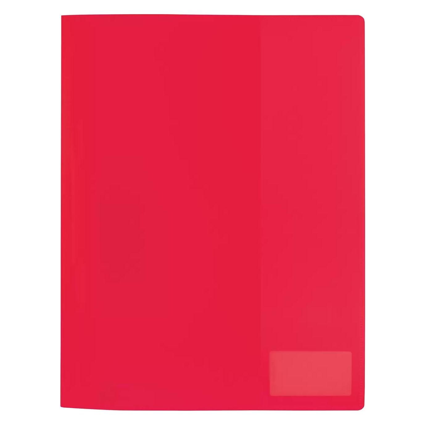 Herma Schnellhefter A4 rot transluzent PP 3St. (A4, 3x) (19490)