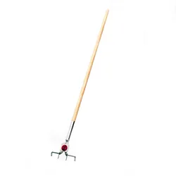 Besenstiele, Holz, unlackiert, 4-Loch Ø24 mm, Länge 140 cm_Länge:1400 mm