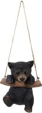 Hi-Line Gift Hanging Black Bear Hug Branch