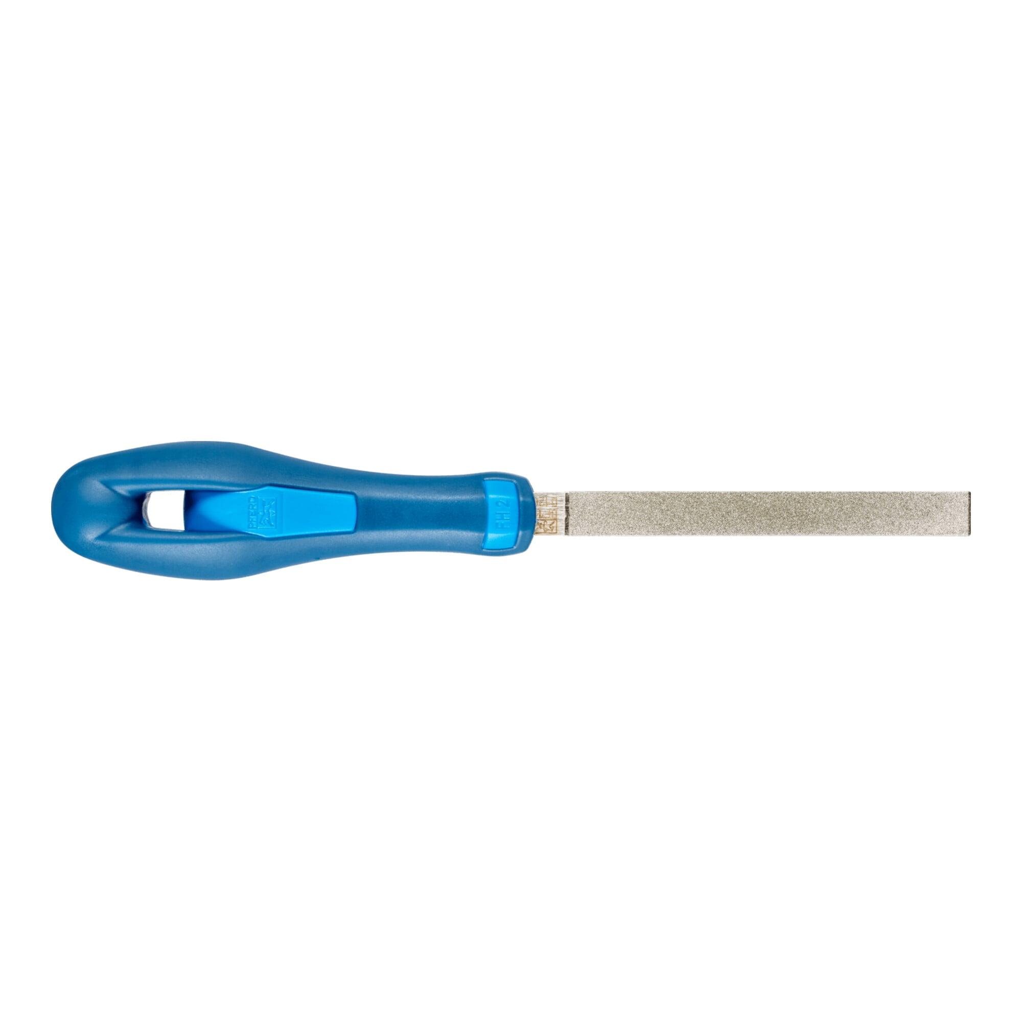 PFERD TOOLS Diamant-Werkstattfeile flachstumpf 100mm D126 (mittel) für harte Werkstoffe (15400126)