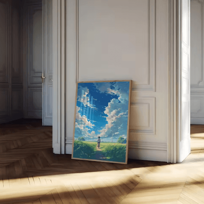 Inspire Picks Frameless Japanese Pine Tree Wall Art Zen Nature Poster Print For Calm Interiors 19 20x30cm No Frame