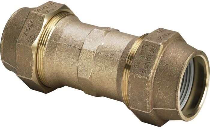 Viega Maxiplex Kupplung 277543 Ø 32 mm, Rotguss, Verschraubung, ohne Innenanschlag
