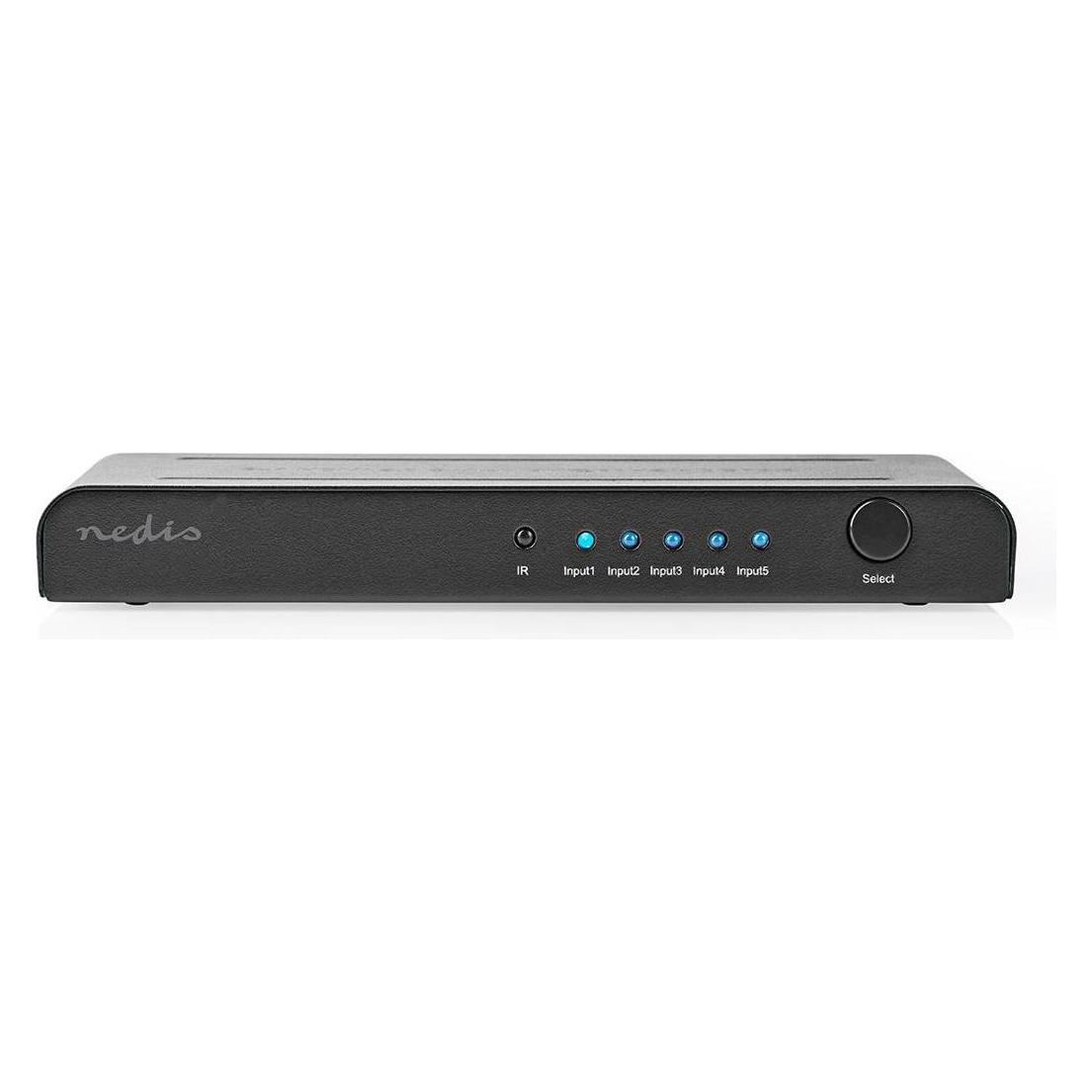 Nedis N VSWI3475AT - HDMI -Umschalter 5 -> 14K2K bei 60 fps/HDCP2.2 (VSWI3475AT)