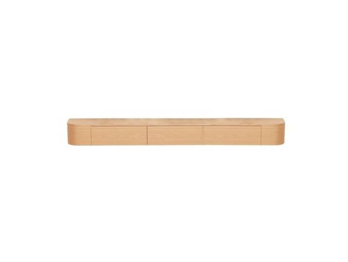 Zxarunas Hänge-TV-Schrank for das Wohnzimmer Atelier Wandmontiertes TV-Konsolen-Entertainment-Center mit schwebendem Design Sehr stabil
