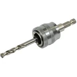 Makita Lochsäge Adapter + HSS G Zentrierbohrer 6-kant 85mm EZYCHANGE E-04070