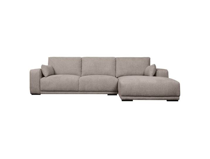 L-Form Ecksofa Rechts California - Stoff Beige, 305 cm