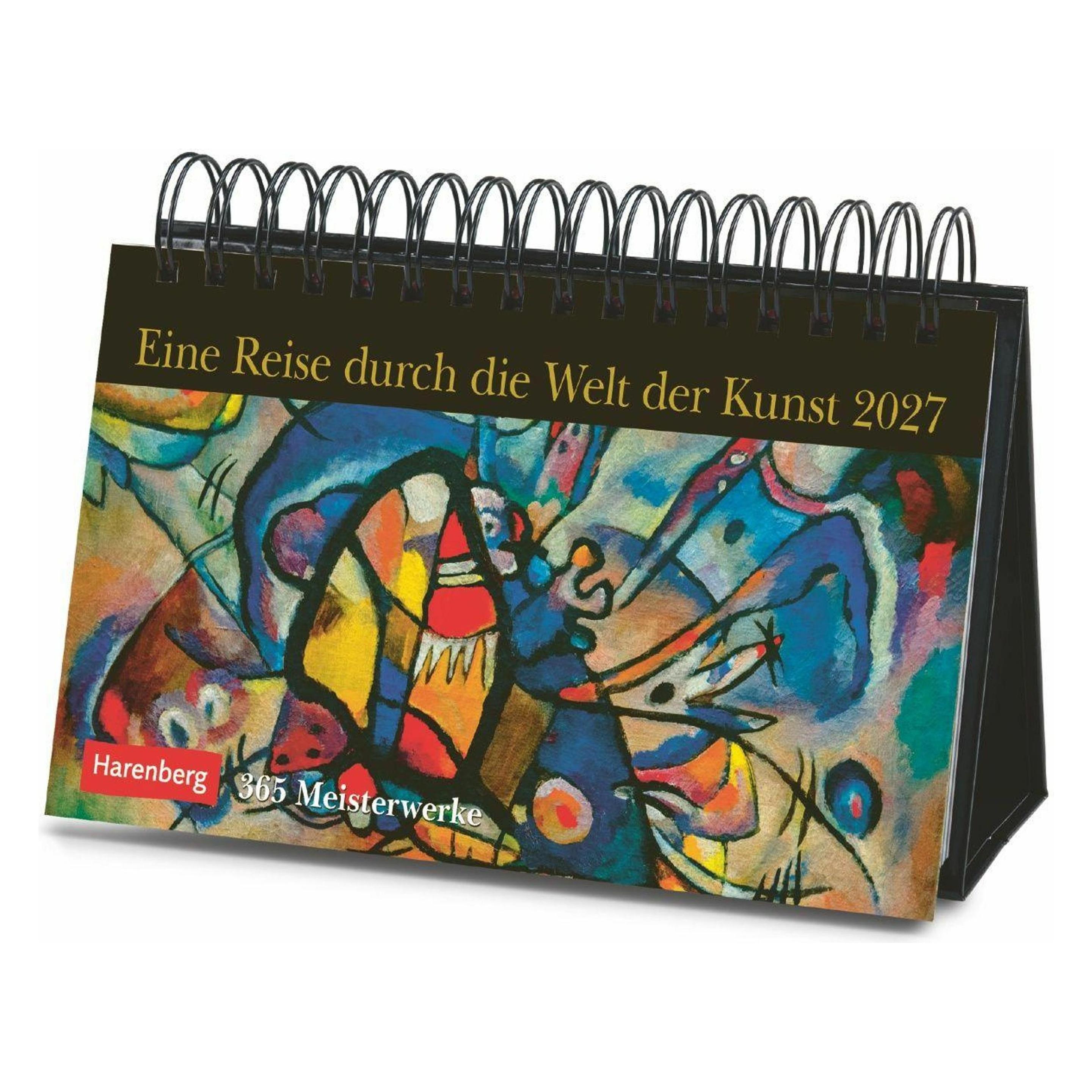 Harenberg Eine Reise durch die Welt der Kunst Premiumkalender 2027 - 365 Meisterwerke (3309805+27)