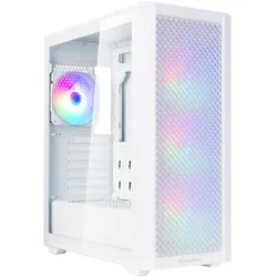 Silverstone SST-FA515XR-WG - FARA Superior Airflow ATX Mid-Tower Chassis with dual radiator support (ATX), PC Gehäuse, Weiss