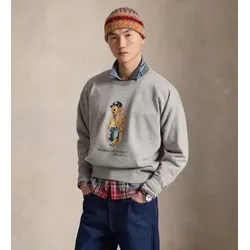 Polo Ralph Lauren für Herren. 710B27080001 Vintage Fit Sweatshirt mit Polo Bear grau (XXL), Lässig, Baumwolle