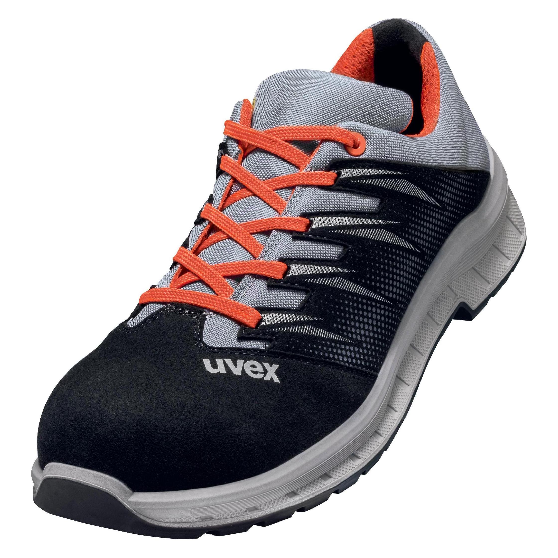 Uvex Halbschuh 6909 schwarz/rot PU/PU (S1, S3, 35) (6909835)