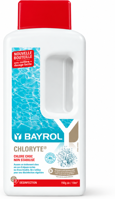 Chlore non stabilisé BAYROL Chloryte – Granulés