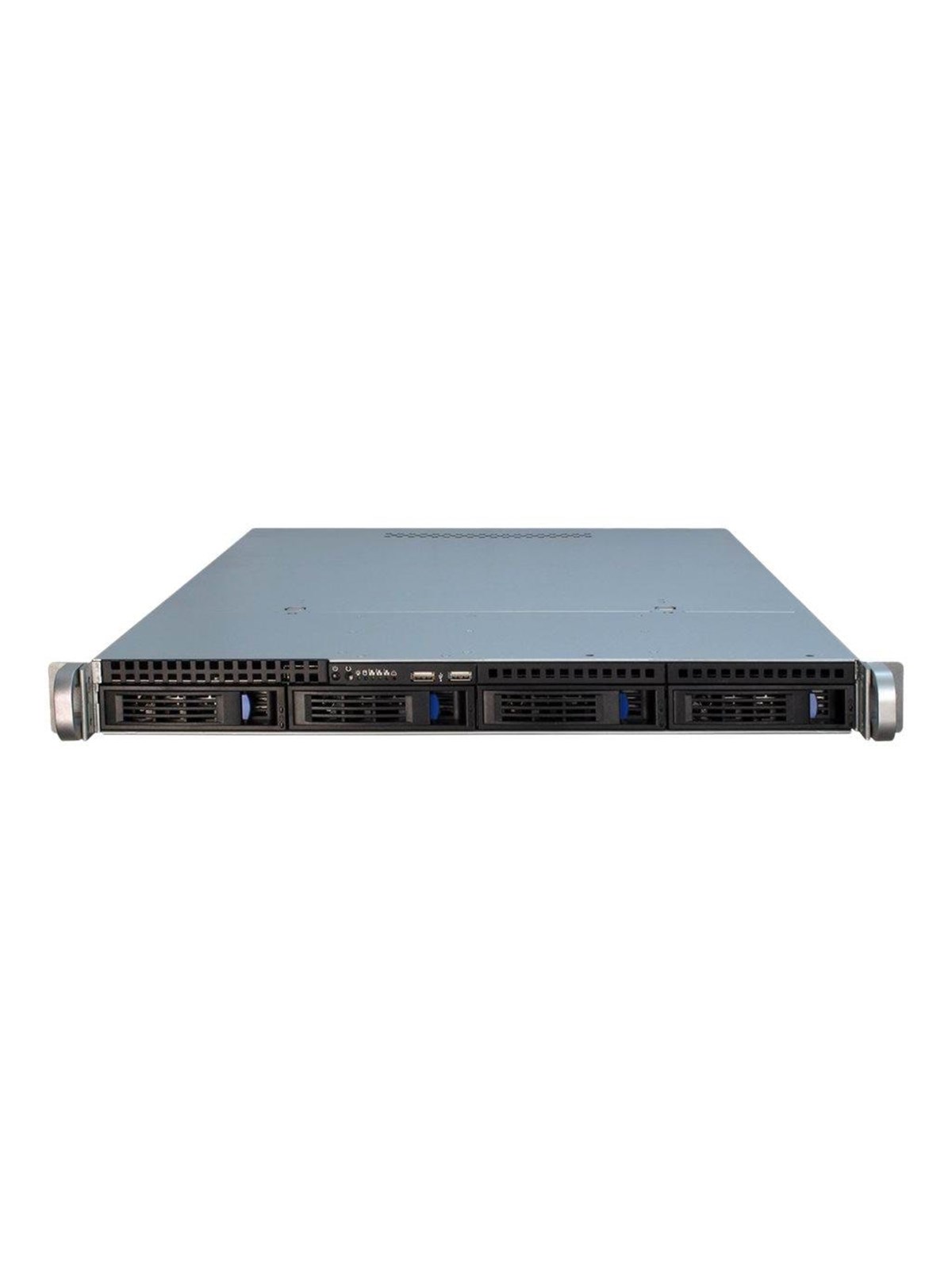 Inter-Tech IPC 1U-1404 - Gehäuse - Server (Rack) - Schwarz