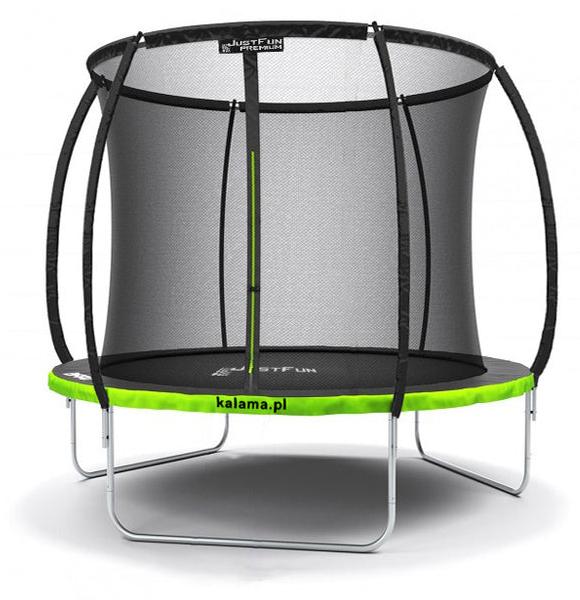 Trampolin 244 cm - Outdoor-Trampolin mit Sicherheitsnetz und stabilem Rahmen für Kinder und Erwachsene