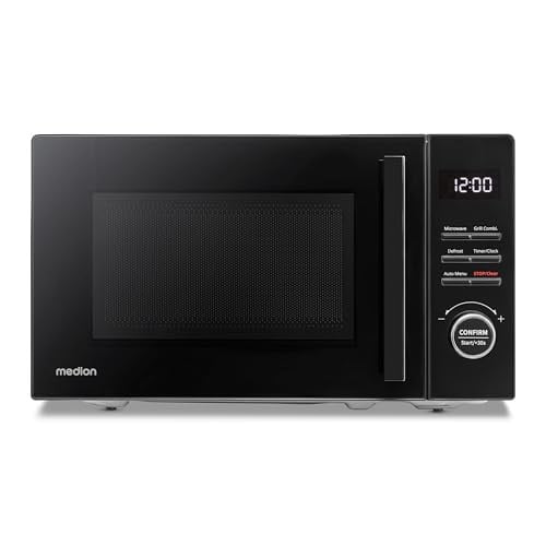 Medion Magnetron met grill MD12021, Zwart, 20 L, 800 W magnetron, 1000 W grill