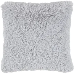 Zierkissen Fluffy in Silberfarben ca. 45x45cm