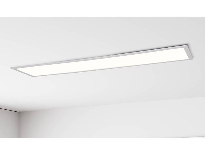 Panneau LED Nicola 120 x 30cm Blanc Aluminium verni Plexiglas LED Module LED