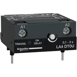 Schneider Electric LA4DT0U Elektronischer Verzögerer, einschaltverzögert 0,1-2 s, 24-250 V DC/AC