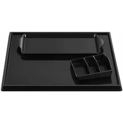 Aliseo WELCOME TRAY SOLUTION Komplettes Tablettset schwarz
