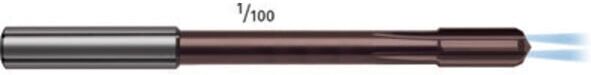 Gühring Maschinen-Reibahle R-HR500 VHM 9,97 x 101 mm (1676 9.970)