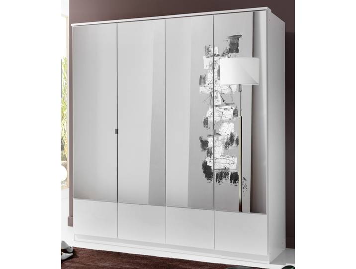 Kleiderschrank WIMEX Imago , weiß, B:180cm H:199cm T:58cm, Schränke, Kleiderschrank