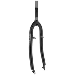 Force Trekking 28" starre Gabel Fe 1" Gewinde glänzend schwarz
