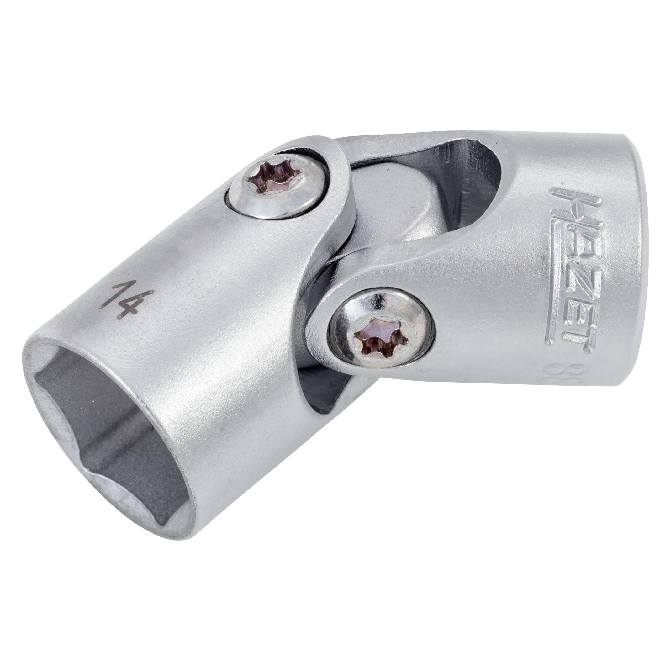 Hazet Gelenk Steckschlüsseleinsatz Sechskant 880G-14 Vierkant10 mm (3/8 Zoll) Aussen Sechskant... (14 mm) (880G-14)