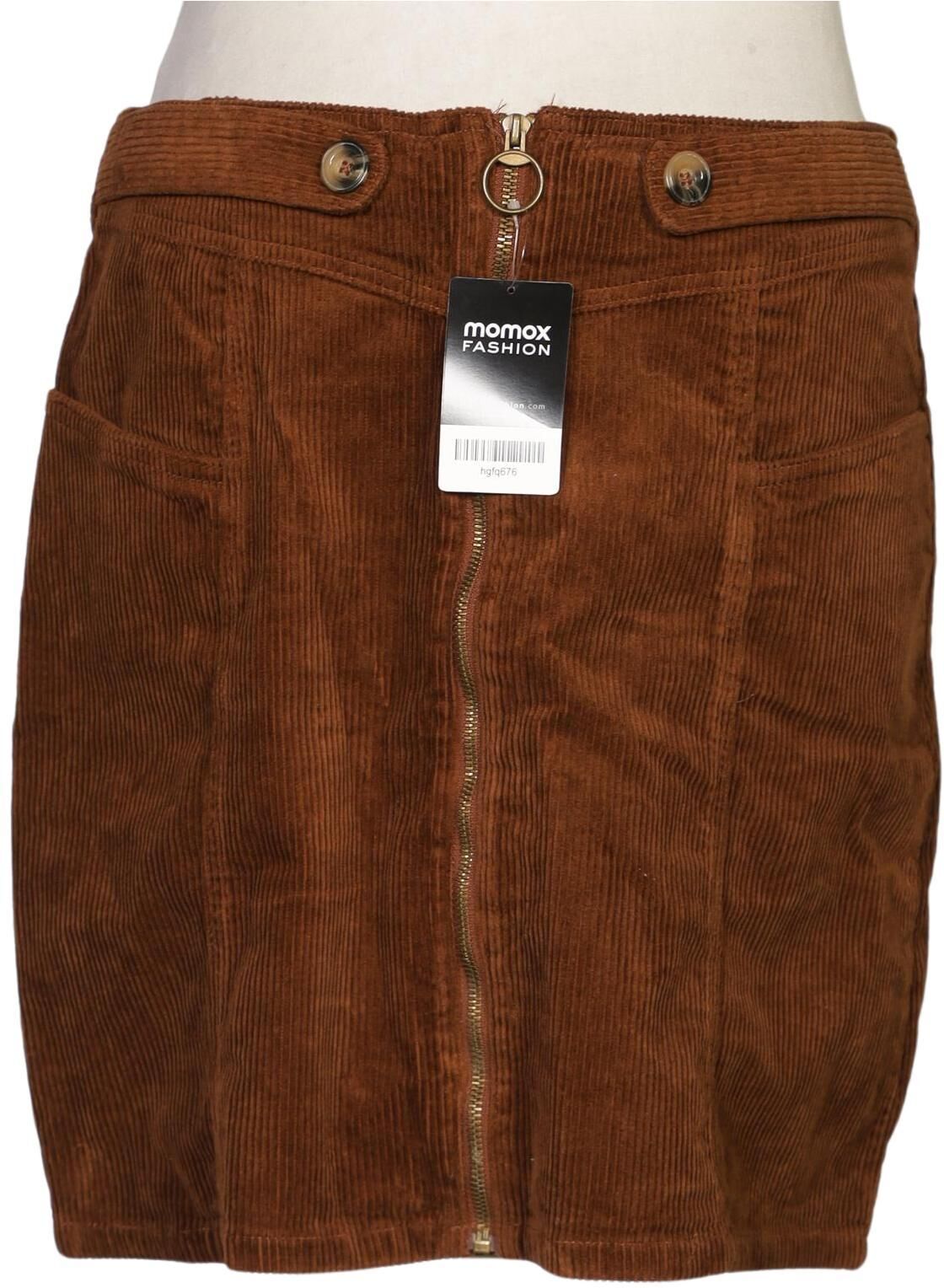 Simply Be Damen Rock, Braun, Gr. EU 46, Elasthan / Baumwolle - Second Hand