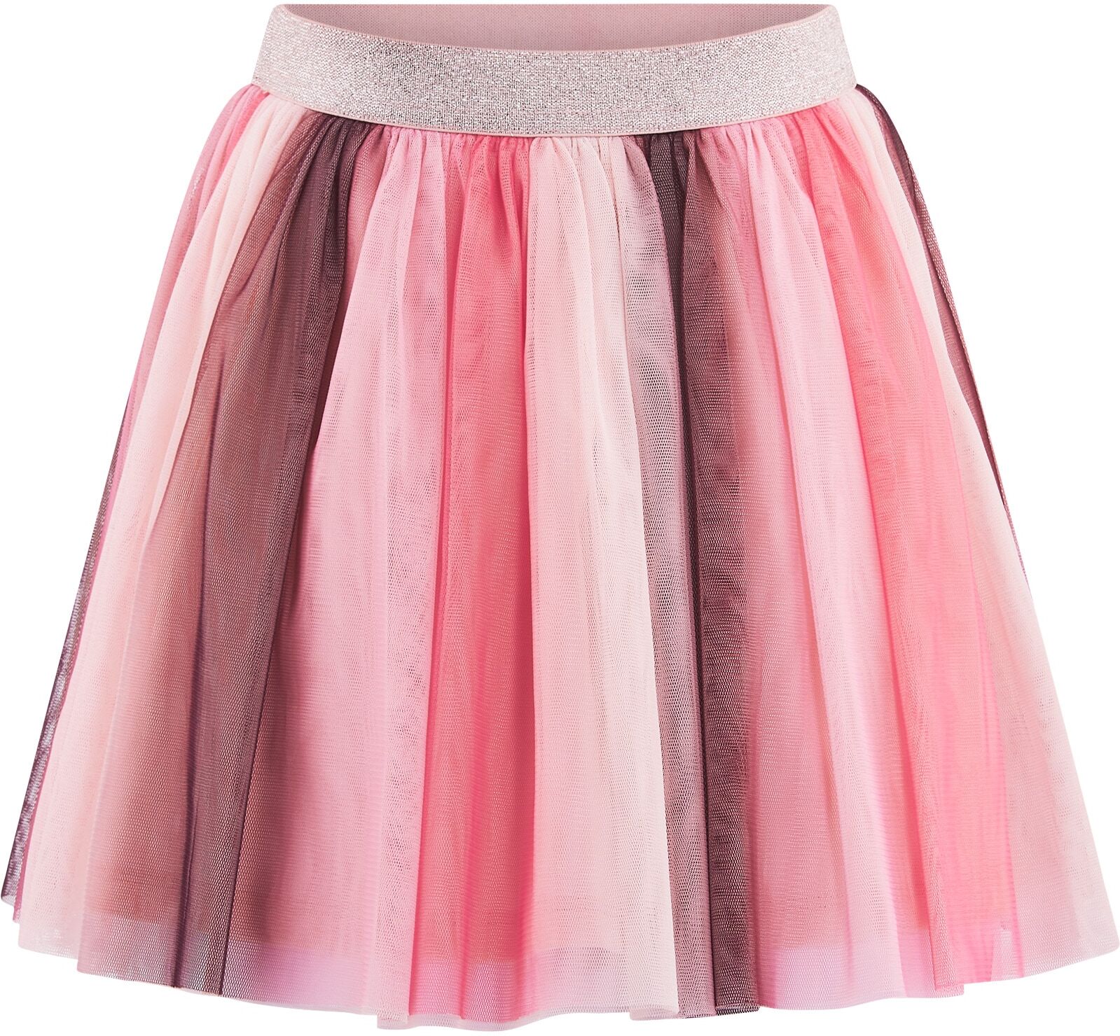 Tüllrock HAPPY GIRLS, Mädchen, Gr. 98, rosa (rose), Tüll, Obermaterial: 100% Polyester. Futter: 100% Polyester, bedruckt, Basic knieumspielend, Röcke Tüllrock rose 98