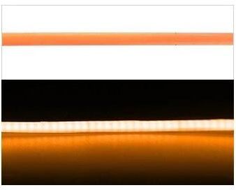 Uplifted Finds OCONA Super Thin 4 Mm Multi Color COB LED Strip Light 3 M 5 Mm 12 V 400 Led orange