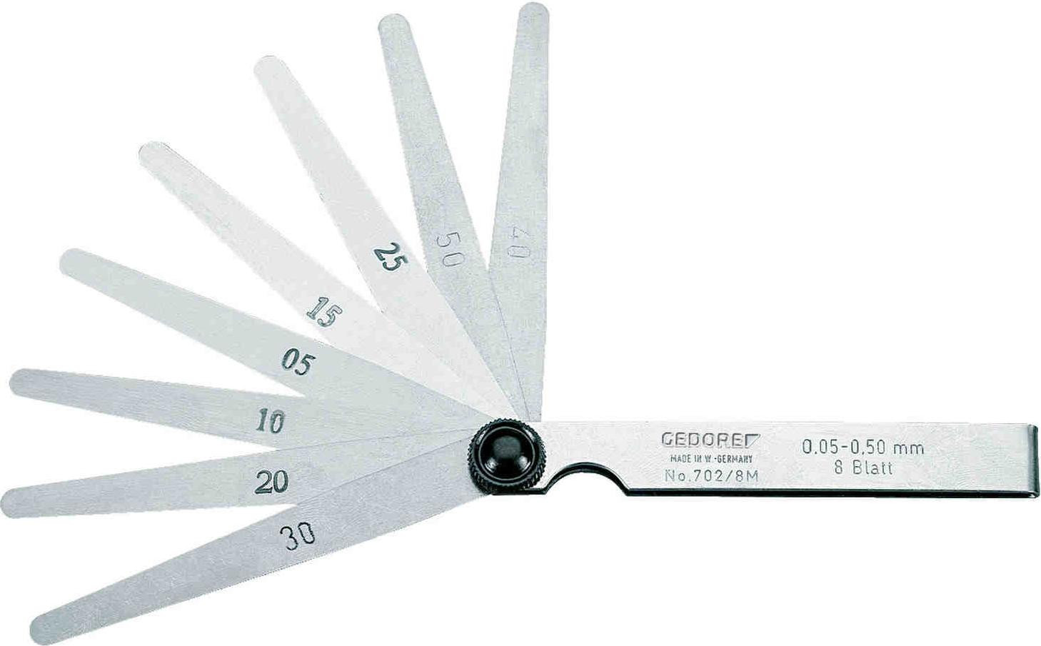 Gedore stelmaatblokken range: .0002 - .035" artikelnummer 702 13 A