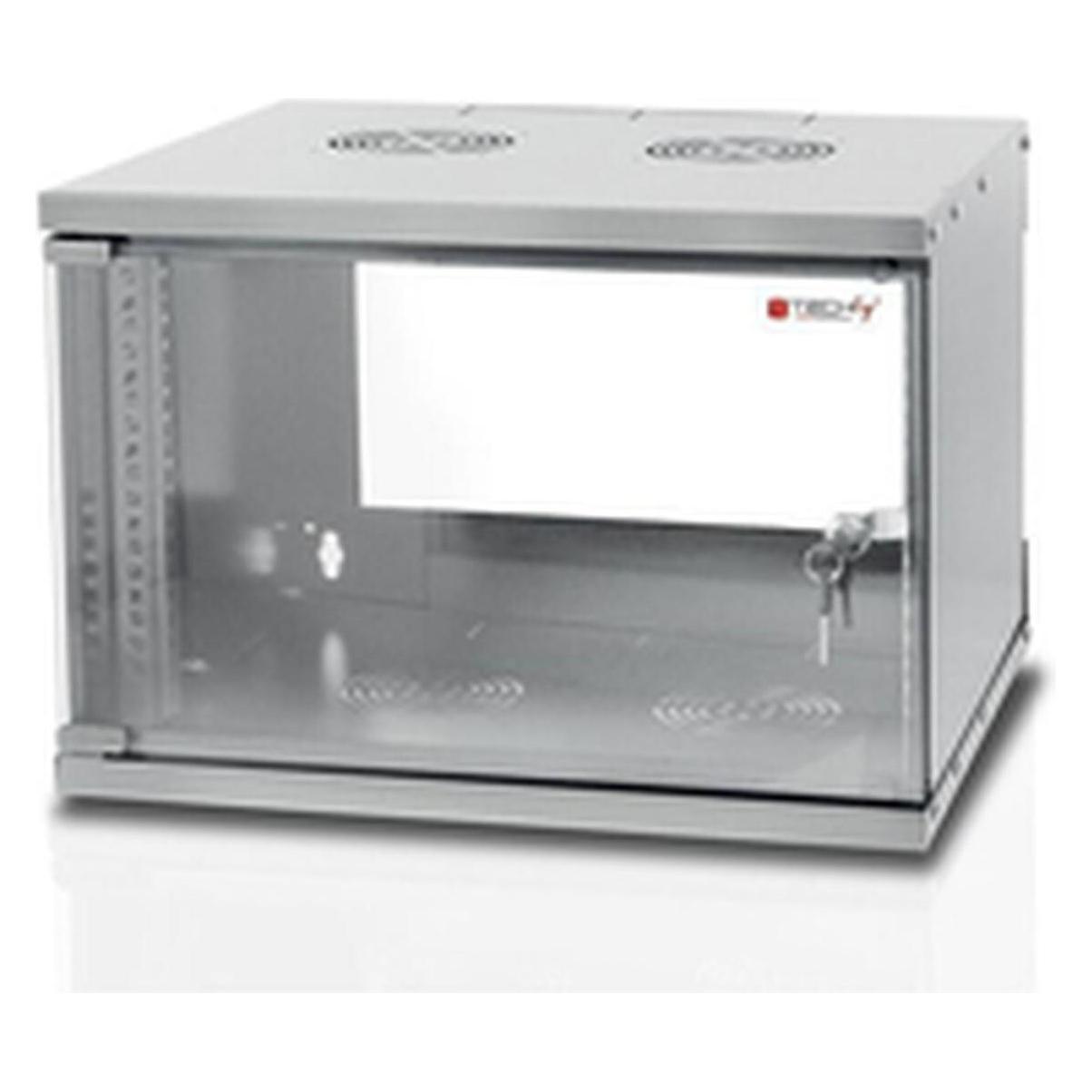 Techly I-CASE EL-1006G32 Rack 6U Wandmontiertes Regal (6 HE, 19 Zoll Rack) (I-CASE EL-1006G32)