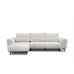 ECKSOFA SALVINI 4-Sitzer, weiß