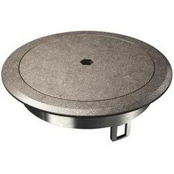 OBO 7408869 Blinddeckel mit Innensechskant 140 mm Zinkdruckguss vernickelt-oxidiert GES R2B Ni-O