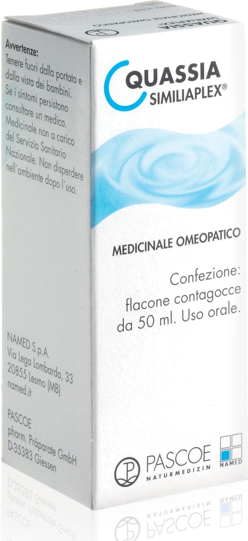 Named Quassia 50ml Gocce Spl Pascoe