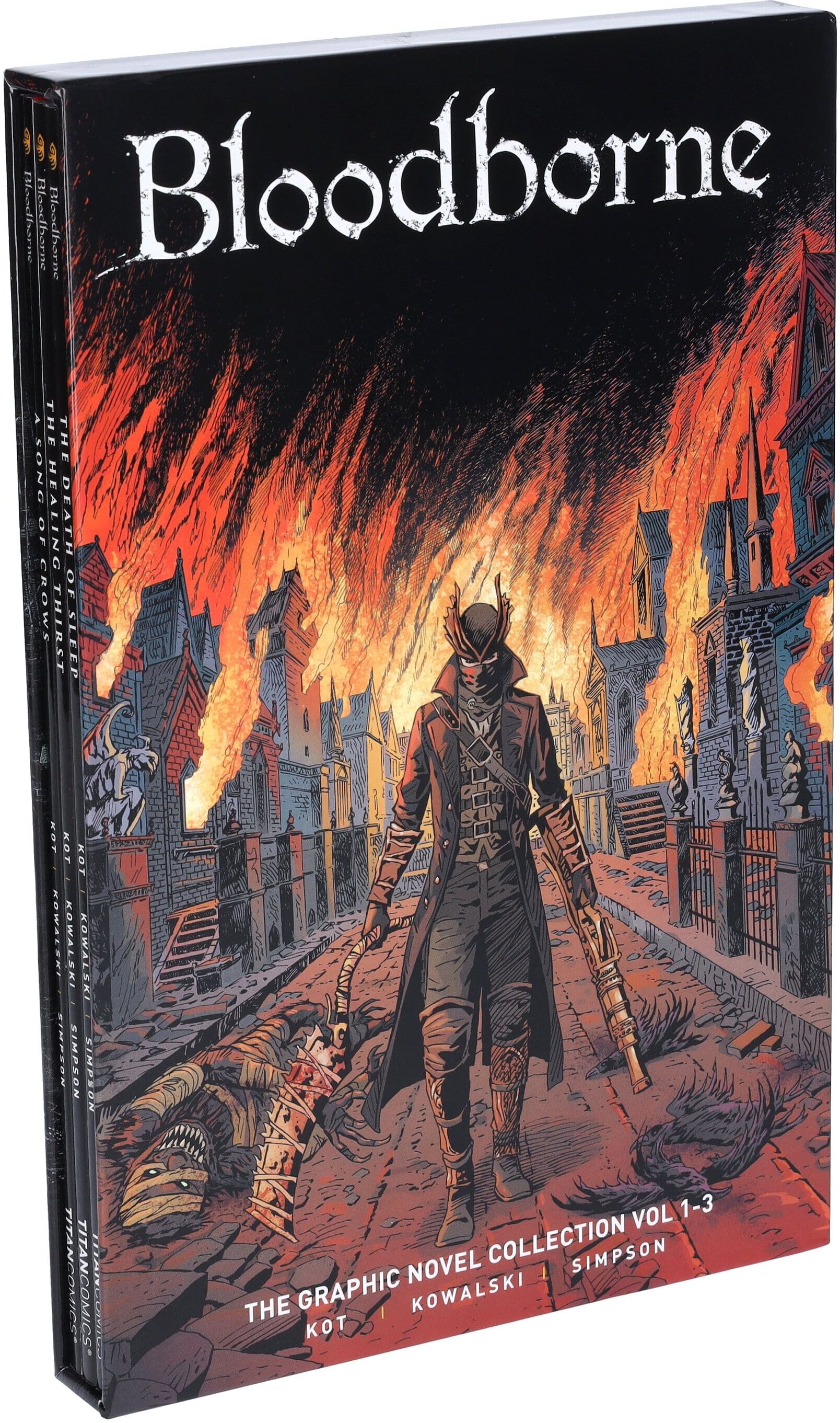 Bloodborne Series by Ales Kot 1-3 Books Collection Box Set - Includes 3 Exclusive Art Cards - Paperback Titan Books