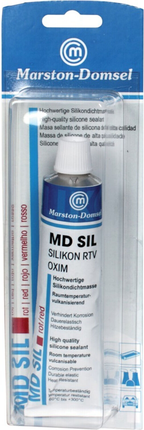 MD-Silikon rot 85g Blisterkarte ; Marston-Domsel (MSI.R.T80-BK)