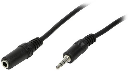 LogiLink CA1054 Klinke Audio Anschlusskabel 3.00m Schwarz (matt)