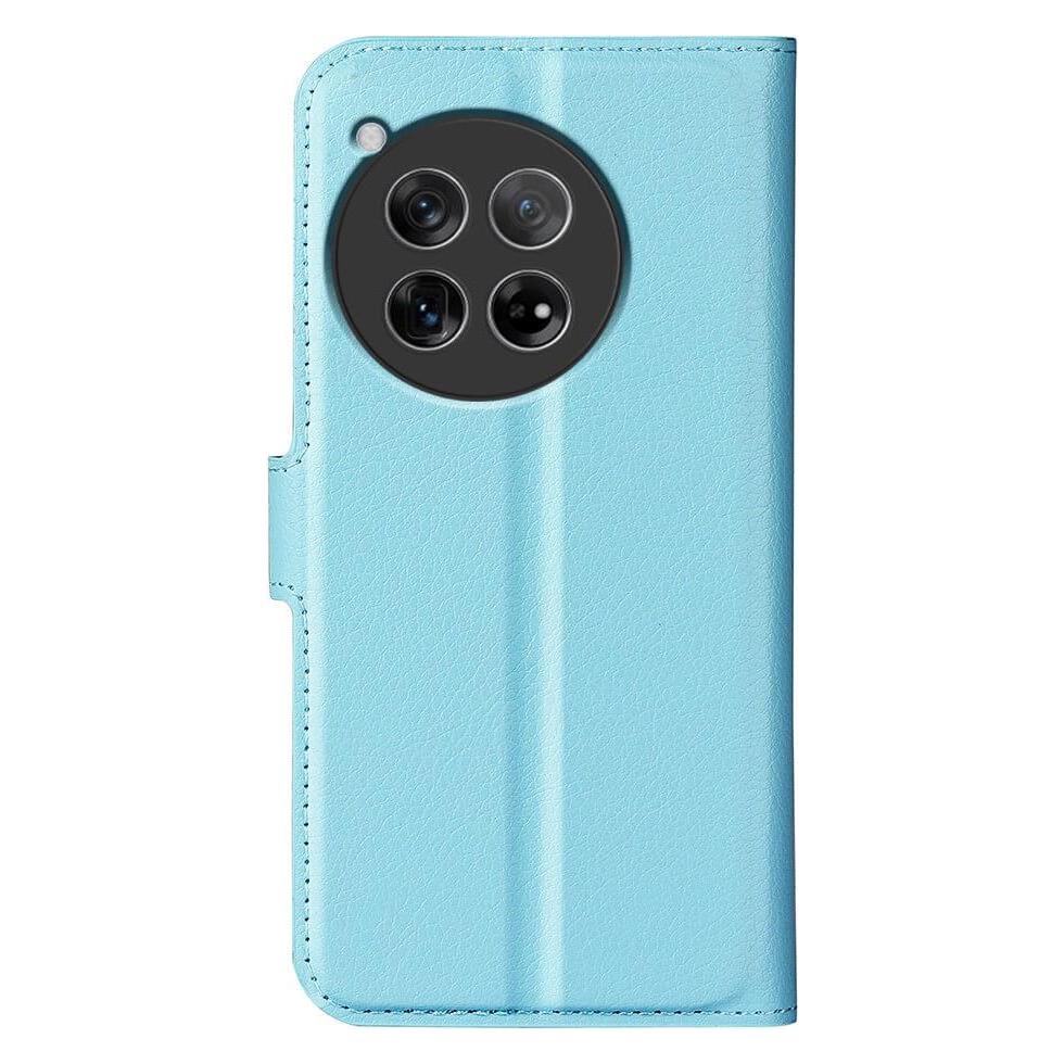 Cover-Discount OnePlus 12 - Leder Etui Hülle blau (OnePlus 12) (660179084E)