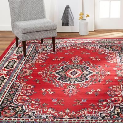 Home Dynamix Premium Sakarya Traditional Medallion Area Rug