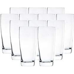 Arcoroc Willi Becher,cl Füllstrich bei,l, Trinkgläser, Transparent