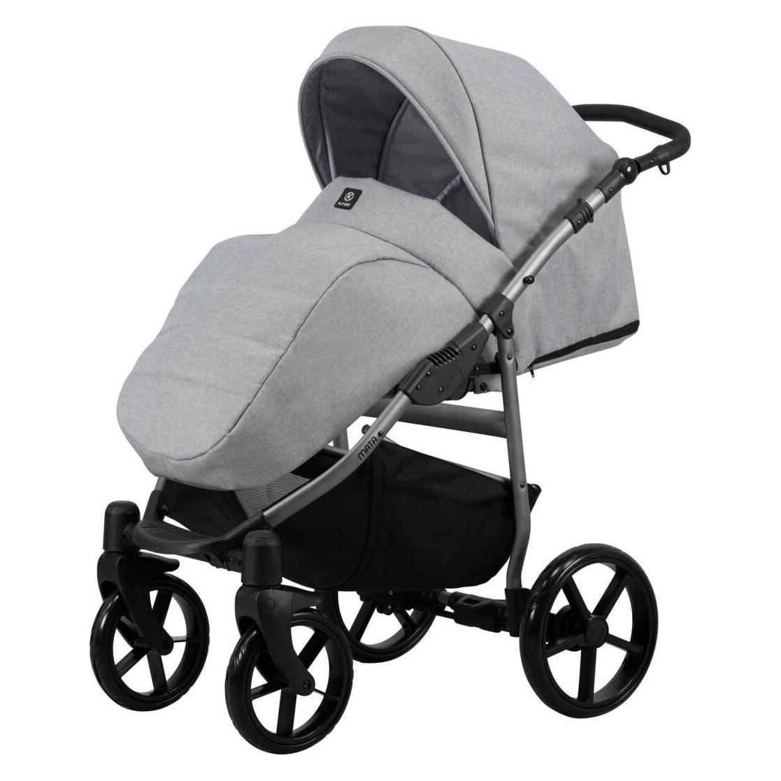 Kunert 3in1 MATA Babywagen in Grau - Sicher und komfortabel für Ihr Kind (65280351)