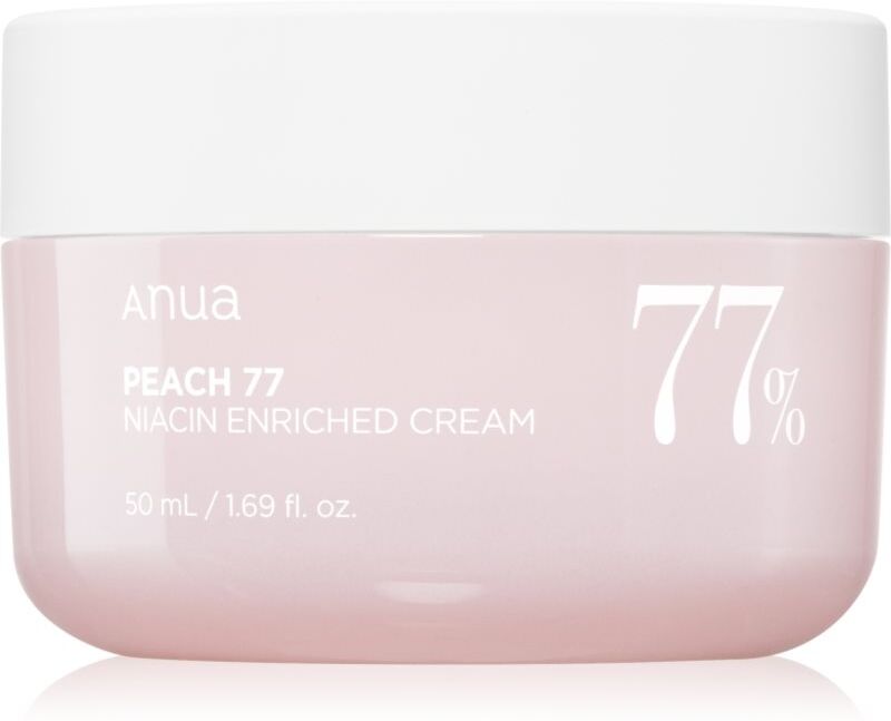 Anua Peach 77% Niacin Enriched Cream erneuernde und feuchtigkeitsspendende Creme 50 ml