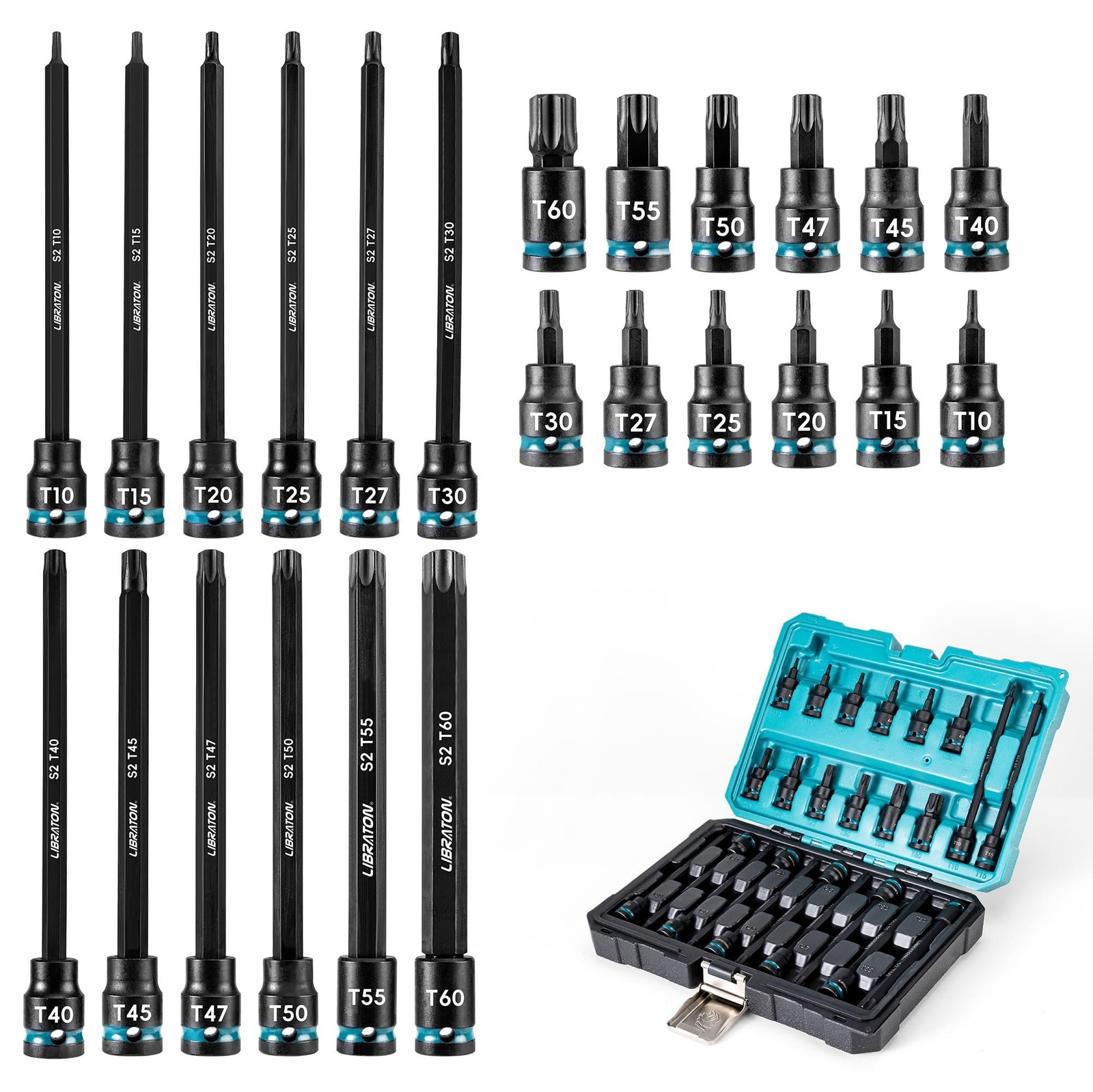 24-delige 3/8 inch Impact Torx Doppenset