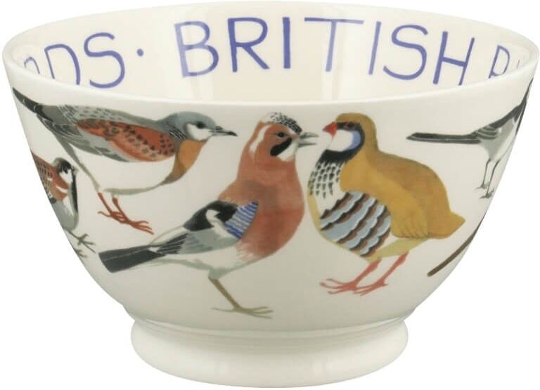 Emma Bridgewater 16cm Medium Old Bowl - British Birds