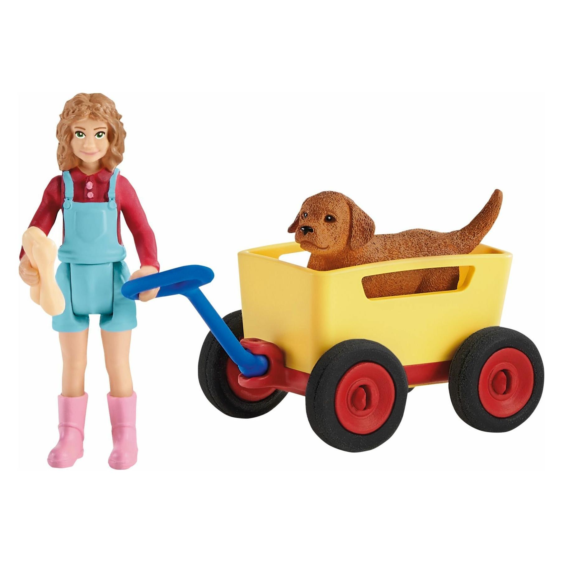 Schleich Ausflug mit dem Handwagen (42543)