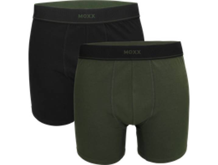 MEXX Lot de 2 boxers homme (noir/vert, XL)