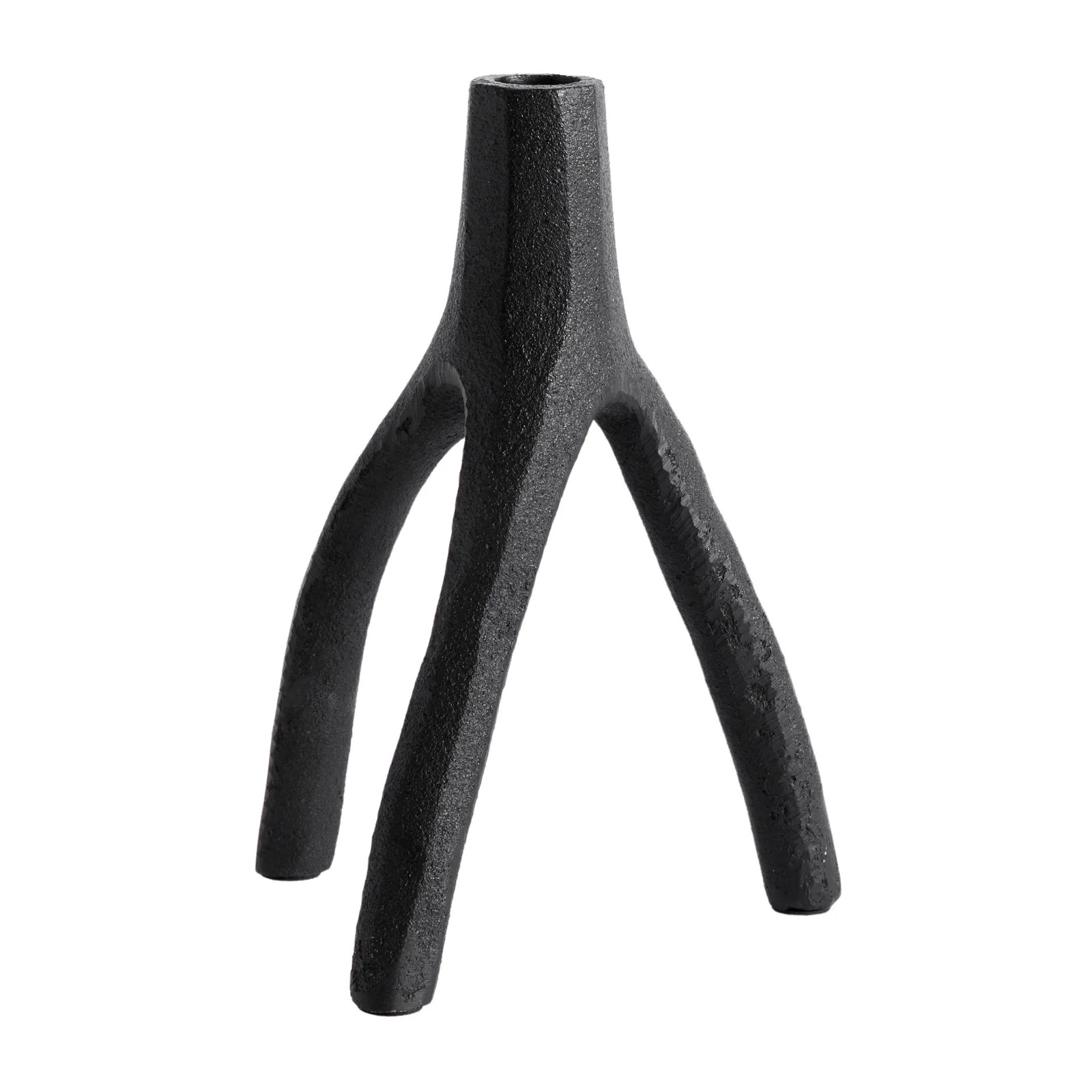 MUUBS Aion kandelaar XL Zwart, Hoogte: 22 cm