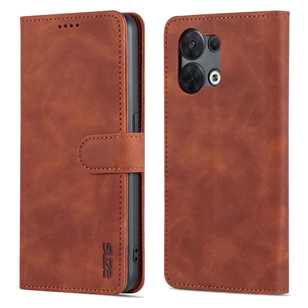 Cover-Discount OPPO Reno8 Pro - Leder Etui Hülle braun (OPPO Reno8 Pro) (660103921D)
