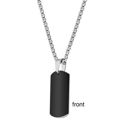 Kette ohne Anhänger ADELIA´S "Halskette mit Anhänger – aus Edelstahl", schwarz, Halsketten, Damen, 61cm, Edelstahl, Geschenkidee: zeitlos und vielseitig