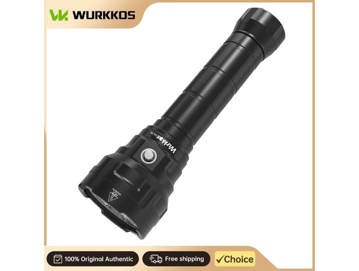 Lampe de plongée professionnelle Wurkkos DL70, 13 000 lumens, projecteur ultra-lumineux, étanche IPX8, plongée, plongée en apnée et pêche